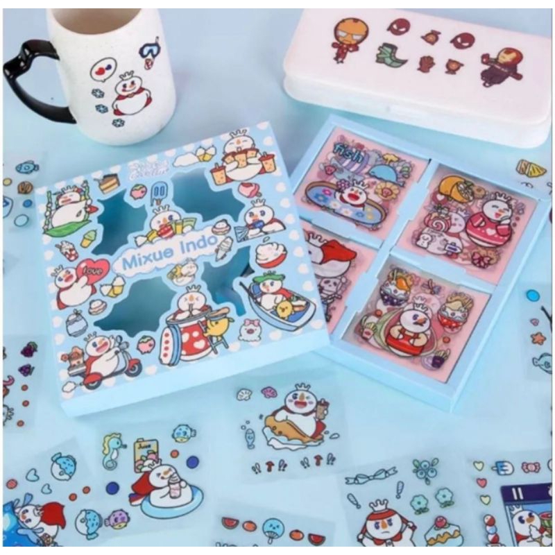 Jual Sticker mixue 1box isi 100 pcs | Shopee Indonesia