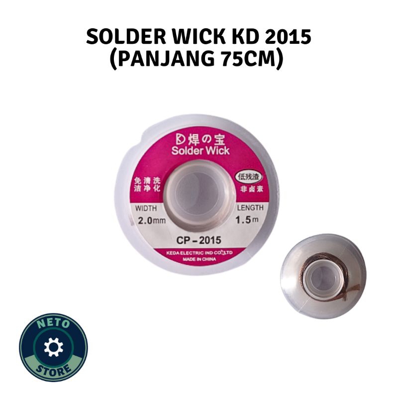Jual SOLDER WICK KD 2015 (PANJANG 75CM) Shopee Indonesia