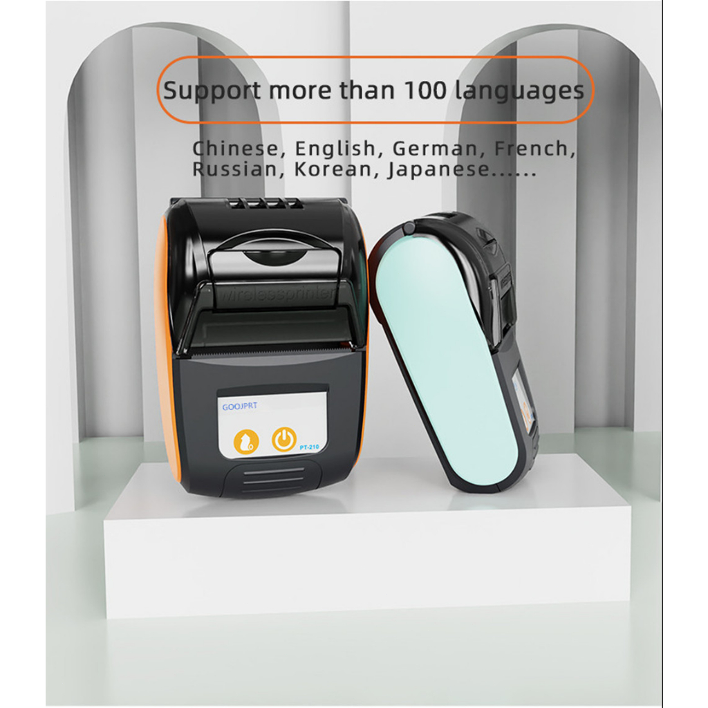 Jual MINI PRINTER THERMAL BLUETOOTH GOOJPRT PT210 RPP02N MOKAPOS QASIR ...
