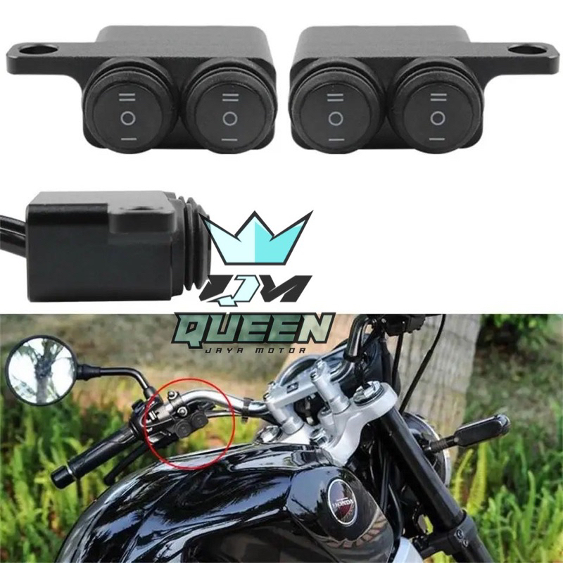 Jual Saklar Spion Domino 2 Tombol 3 Mode Bahan Full Besi | Saklar On ...