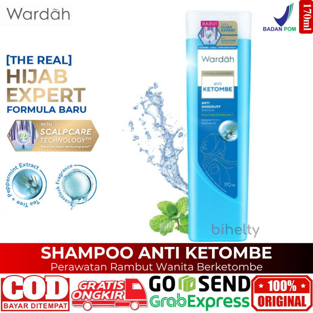 Jual Wardah Shampoo Wanita Hijab Anti Ketombe Dandruff Anti Lepek Anti