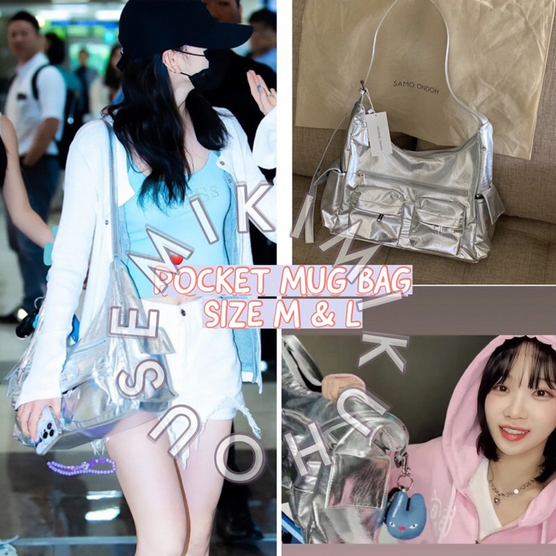 ★LESSERAFIM サクラ着用★SAMOONDOH★送料込★pocket mug bag L ☆LESSERAFIM サクラ着用☆SAMOONDOH☆送料込☆pocket mug bag L