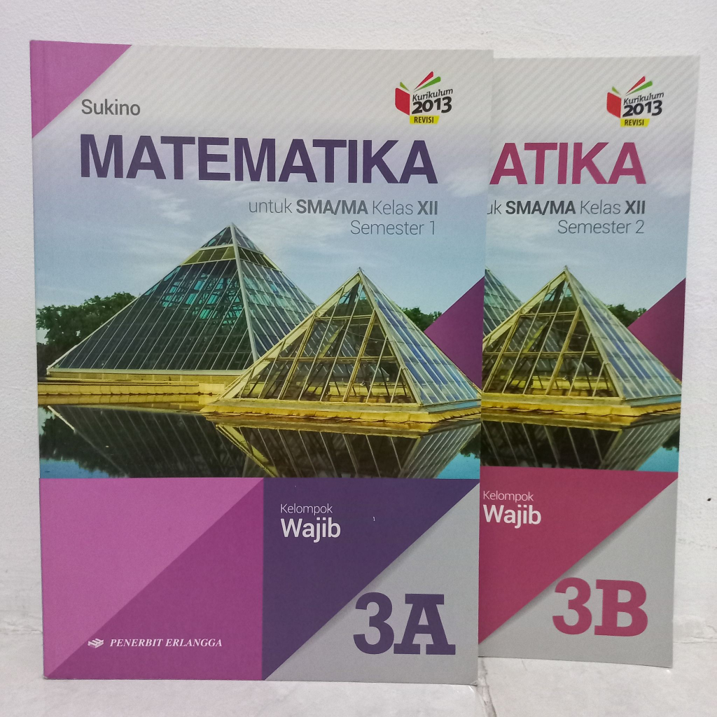 Jual Buku Paket Pelajaran Matematika Kelompok Wajib 3A Dan 3B Semester ...