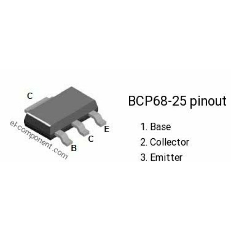 Jual BCP68 BCP 68 npn smd sot-223 transistor complementary pnp ...