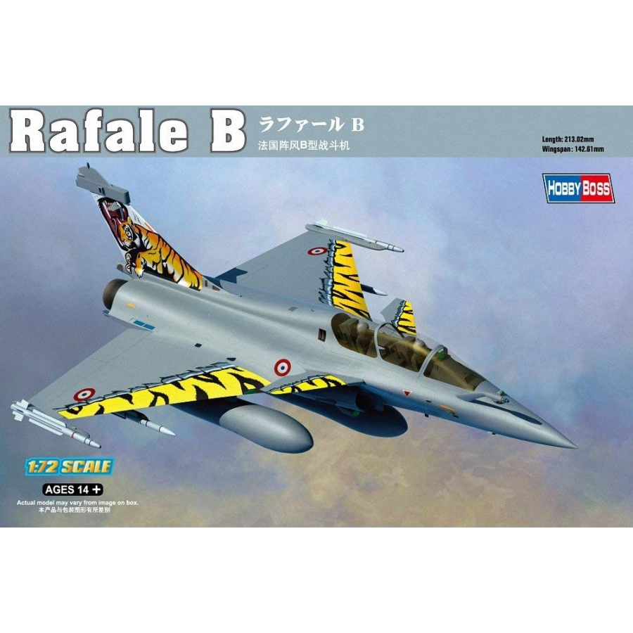 Jual Model Kit Pesawat Tempur Dassault Rafale-B Skala 1/72 HobbyBoss ...