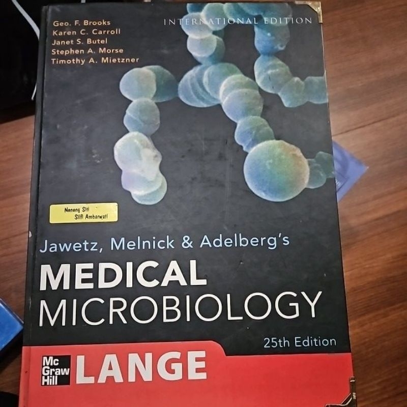 Jual PRELOVED BUKU MEDICAL MICROBIOLOGY // JAWETZ, MELNICK & ADELBERG'S ...