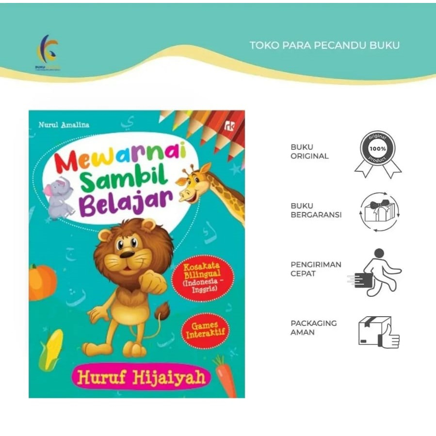 Jual Buku Mewarnai Mewarnai Sambil Belajar Huruf Hijaiyah Tim Redaksi Ruang Kata Buku 0760