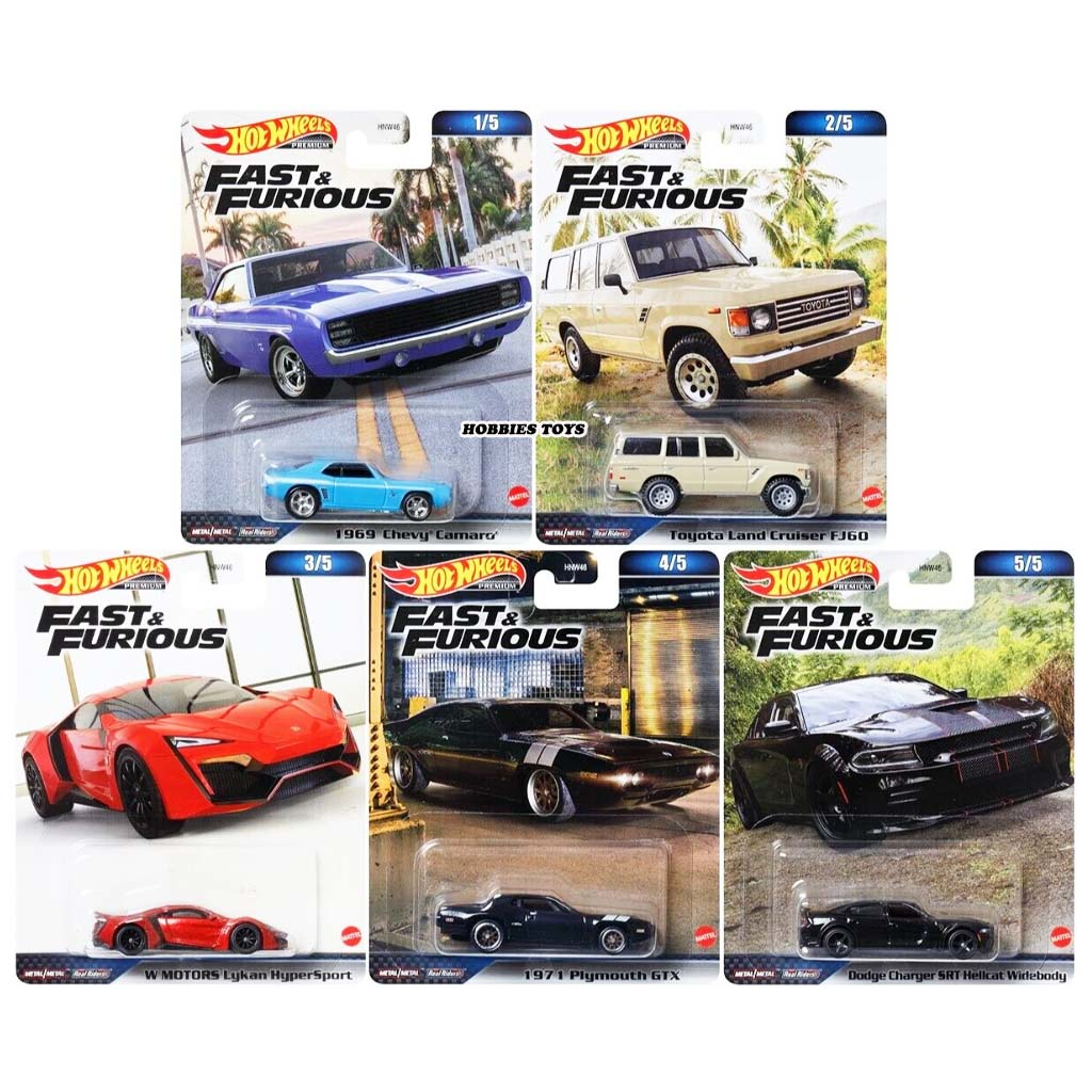 Jual Set Hot Wheels Premium Car Culture Fnf Fast Furious Mix B Hnw B Shopee Indonesia