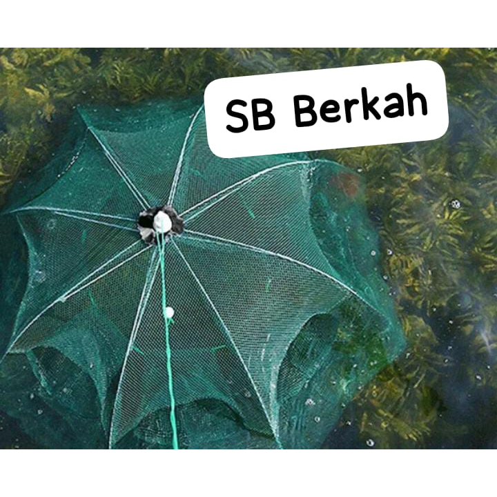 Jual Perangkap Bubu Payung 8 Lubang Alat Jaring Pancing Jala Ikan Udang ...