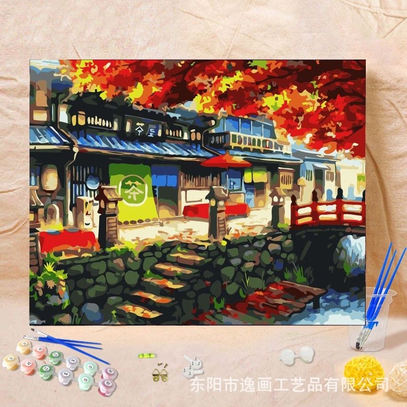 Jual Paint by Numbers 50x40cm Tanpa Frame/ Tanpa Bingkai - Painting KIT ...