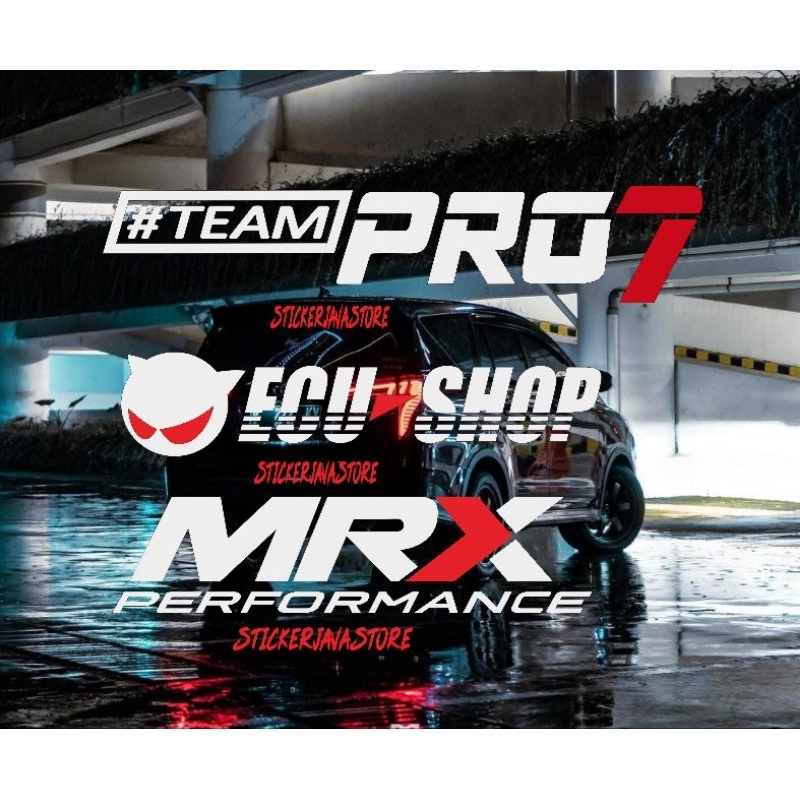 Jual STIKER MOBIL STIKER TEAM PRO7 ECUSHOP MRX | Shopee Indonesia