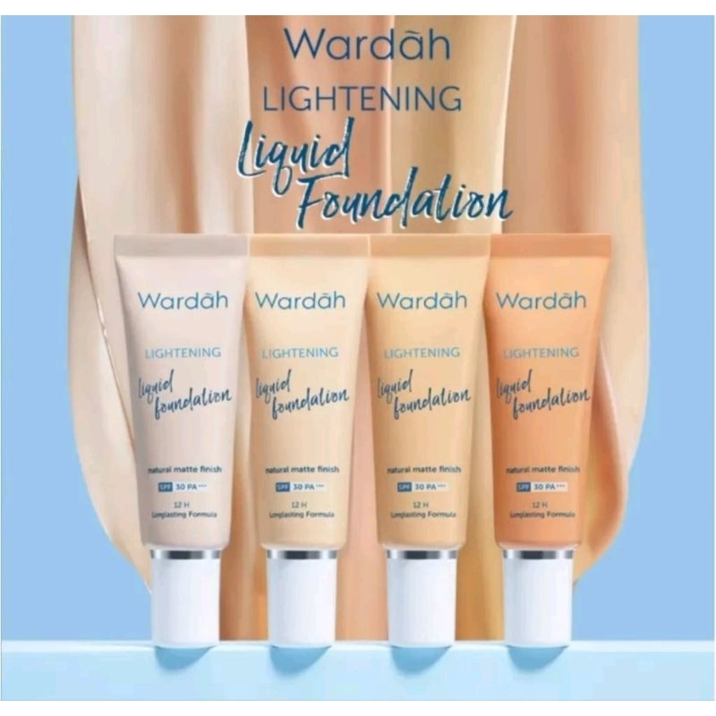 Jual Wardah Lightening Liquid Fondation No Ivory Ml Shopee Indonesia