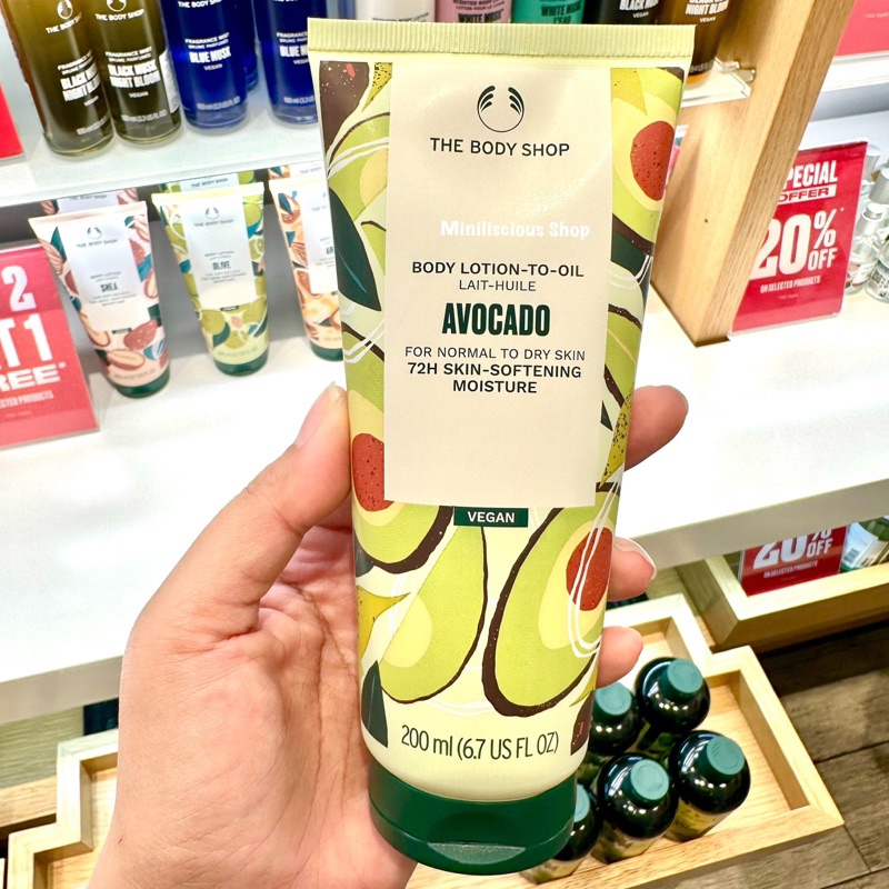 Jual THE BODY SHOP LEMON, OLIVE, MANGO, FUJI GREEN TEA GELLOTION