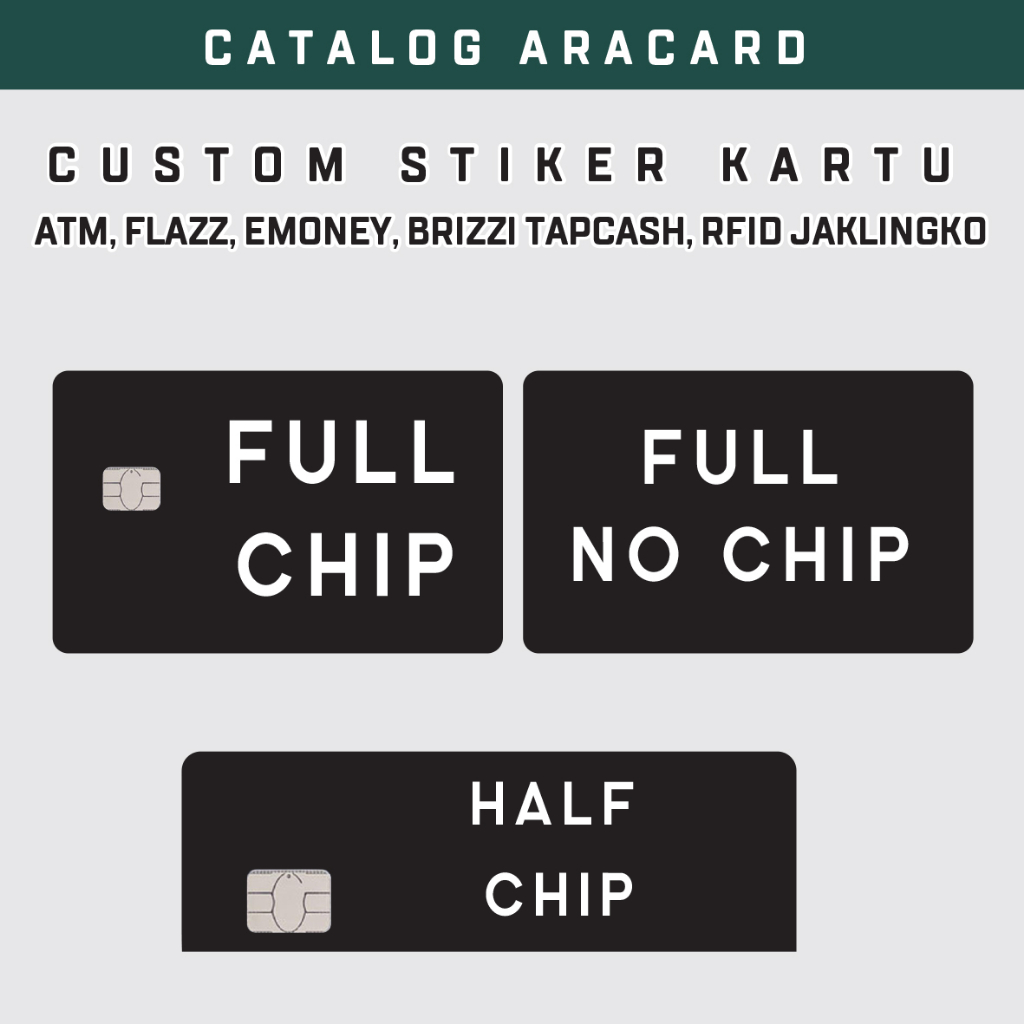 Jual Stiker Sticker Kartu Atm Garskin Skin Card Atm cCUSTOM Vinyl