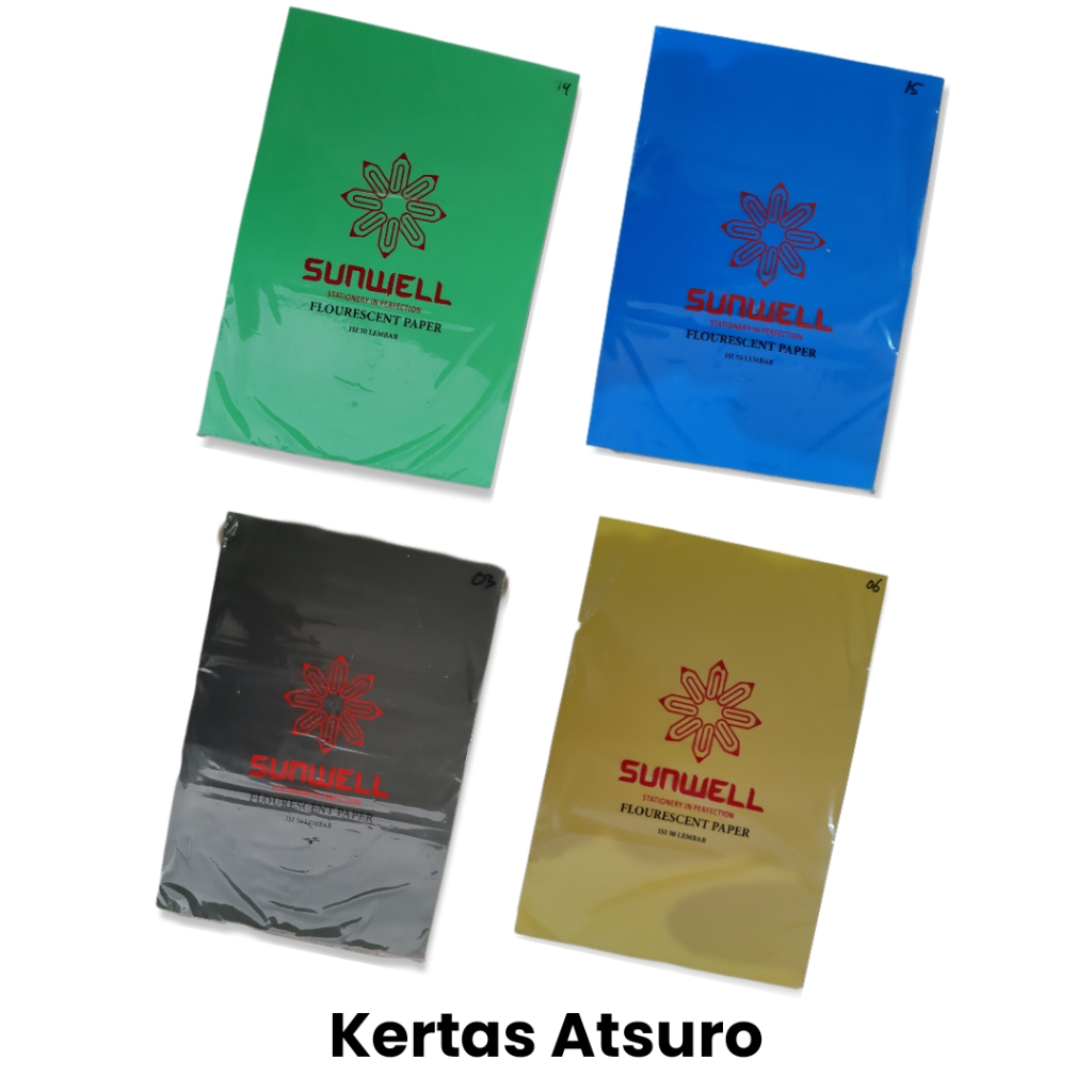Jual Kertas Karton Warna Fluorecent Paper Scotchlite Asturo | Shopee ...