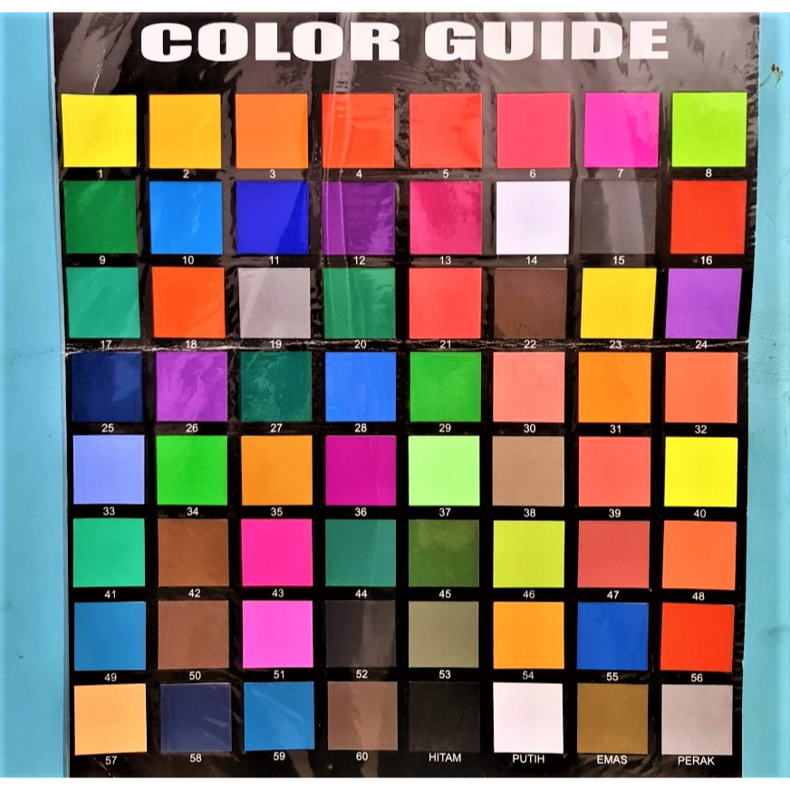 Jual Kertas Karton Warna Fluorecent Paper Scotchlite Asturo | Shopee ...