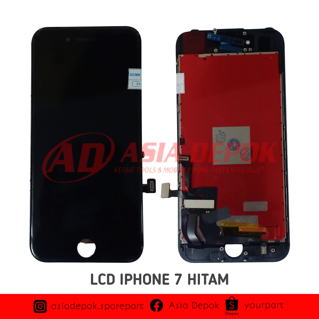 Jual LCD IP 7 HITAM | Shopee Indonesia