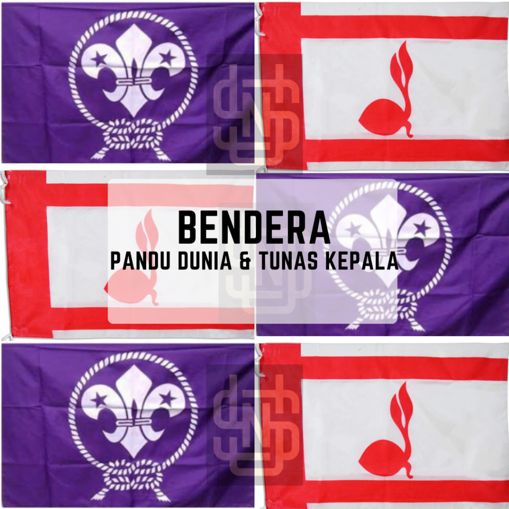 Jual BENDERA PANDU DAN CIKAL Siaga Penggalang Penegak Pramuka Gambar