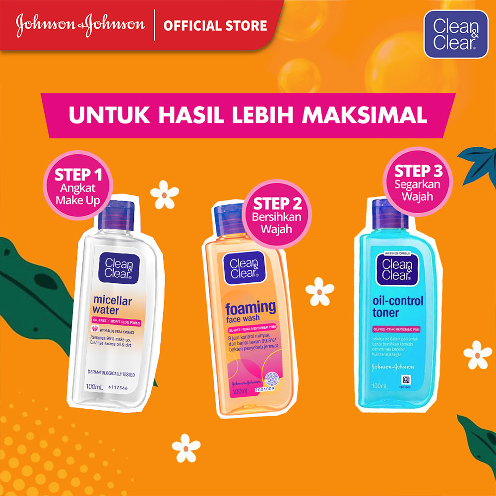 Jual Clean n Clear Facial Wash 100ml Shopee Indonesia