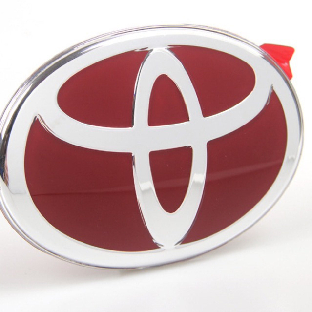 Jual Emblem Logo Mobil Toyota Merah Original Merah Shopee Indonesia