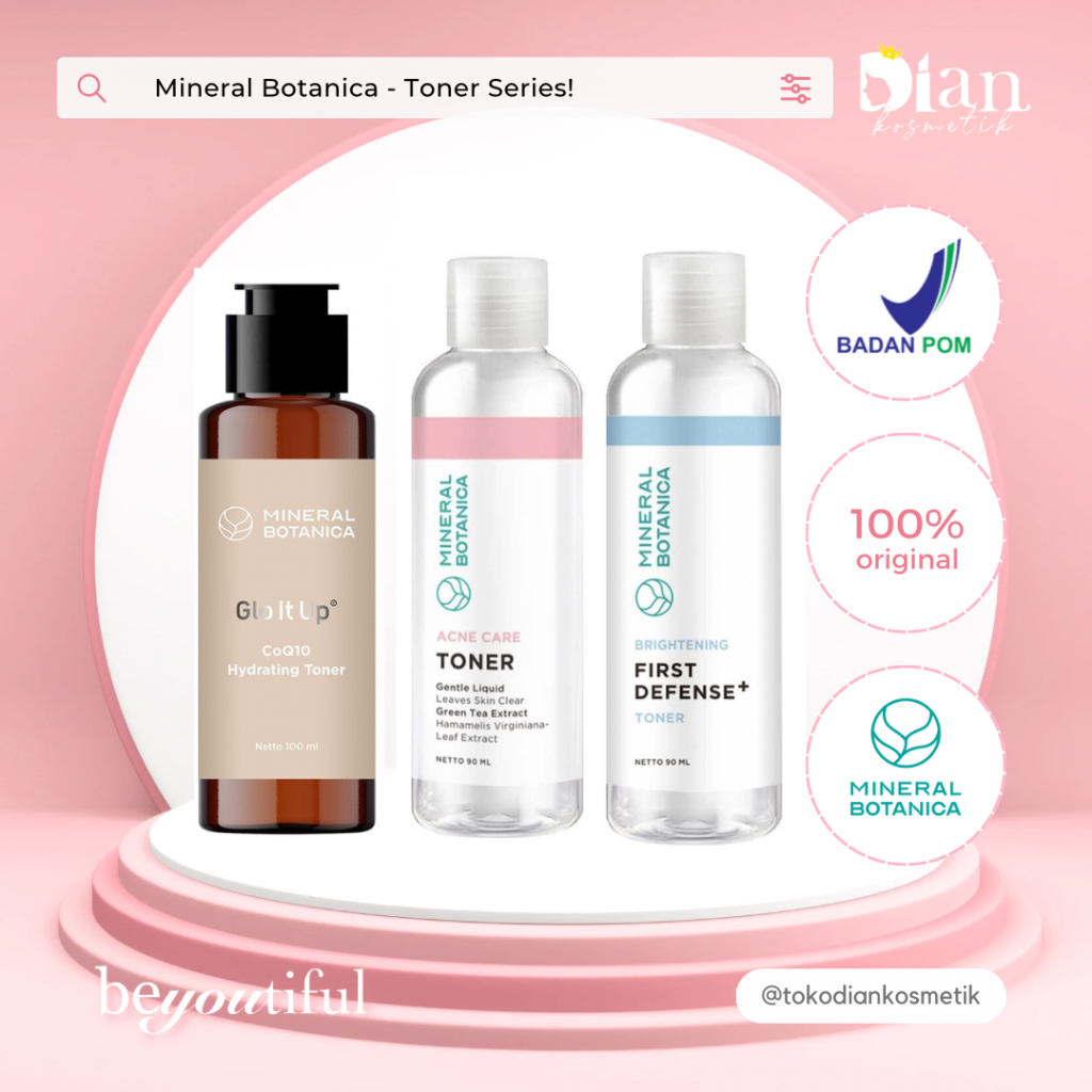 Jual MINERAL BOTANICA TONER SERIES ACNE CARE BRIGHTENING
