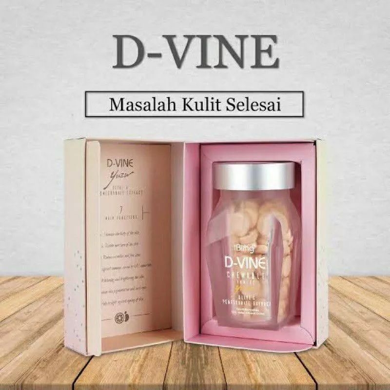 Jual D Vine Collagen Isi 30 butir Original Candy DVINECollagen Pemutih