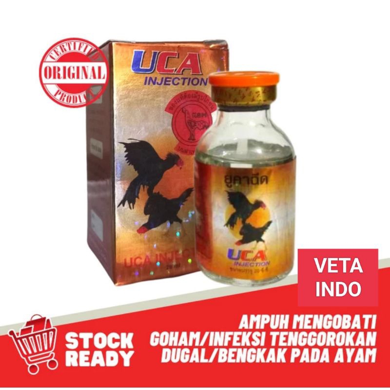 Jual OBAT AYAM UCA INJECTION GOHAM DUGAL INFEKSI TENGGOROKAN UCA ...