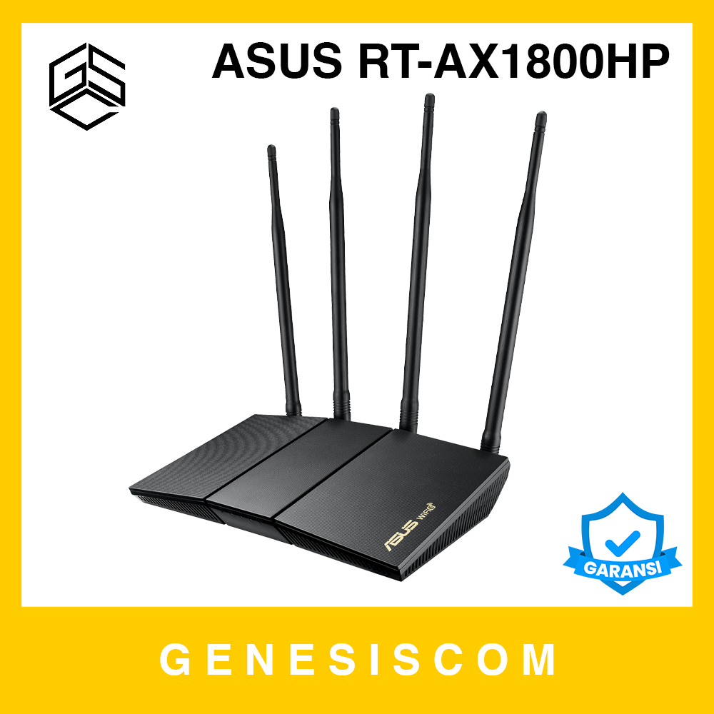 Jual Router Wifi ASUS RT-AX1800HP AX1800 Dual Band 6 Wireless Gigabit ...