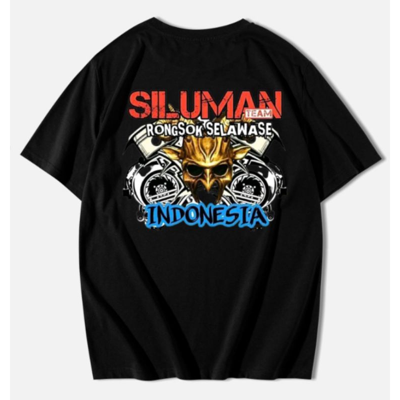 Jual KAOS Vespa SILUMAN Team Rongsok selawase/ Vespa extreme/vespa ...