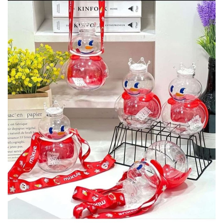 Jual Botol Mixue Minum Plastik Tumblr Mixue Wang Ml Snowking Botol