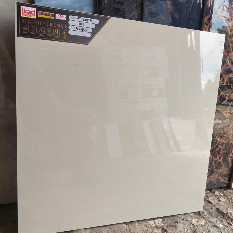 Jual GRANIT IKAD 60X60 VEGA BEIGE CREAM POLOS MURAH KW 1 Shopee Indonesia