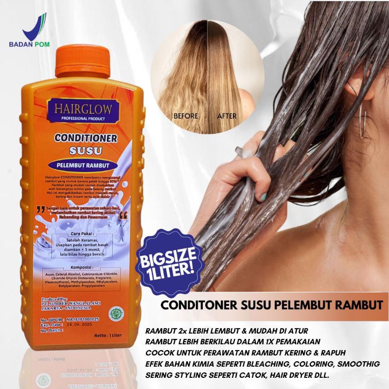 Jual conditioner ukuran besar / pelembut rambut kering, rebonding