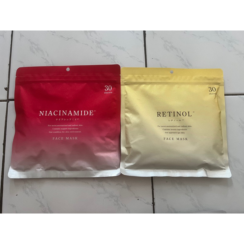 Jual Japan Original Face Mask Retinol dan Niacinamide Shopee Indonesia