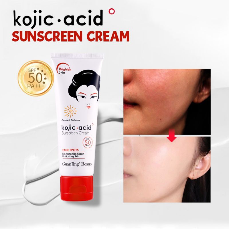 Jual Kojic Acid Sunscreen cream SPF 50 PA+++ Shopee Indonesia