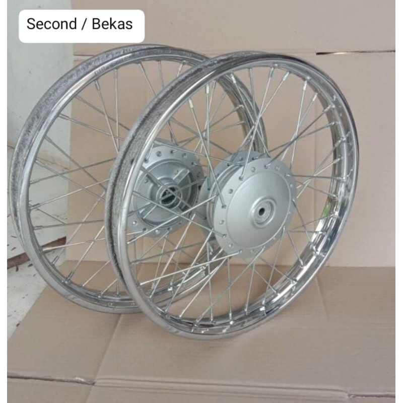 Jual Velg Pelek Set Depan Belakang Astrea Prima Grand Legenda Ori Shopee Indonesia