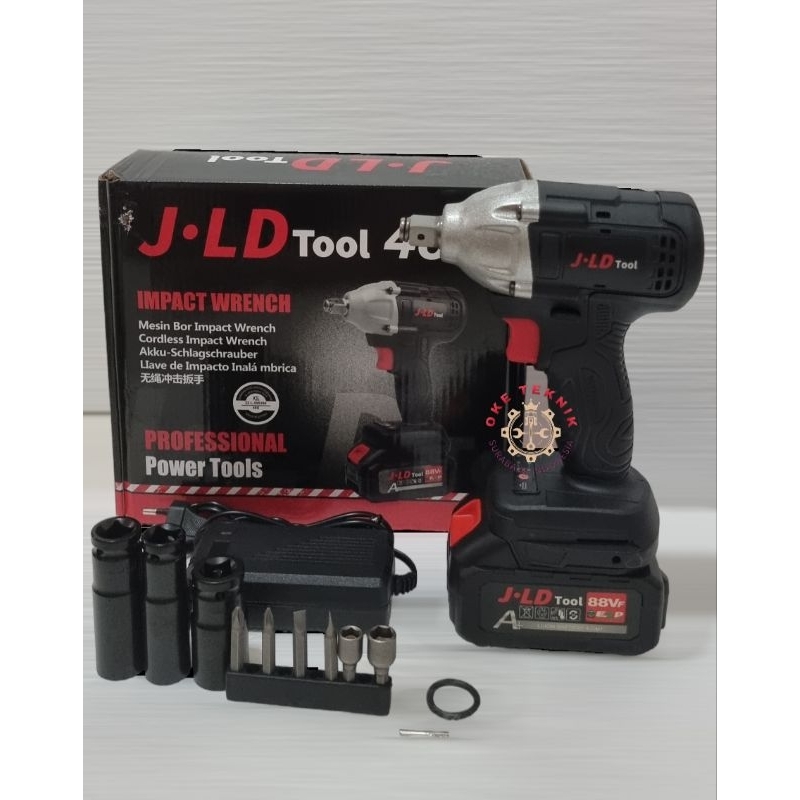 Jual Impact Wrench JLD 48S/Mesin Buka Baut Brushless Shopee Indonesia