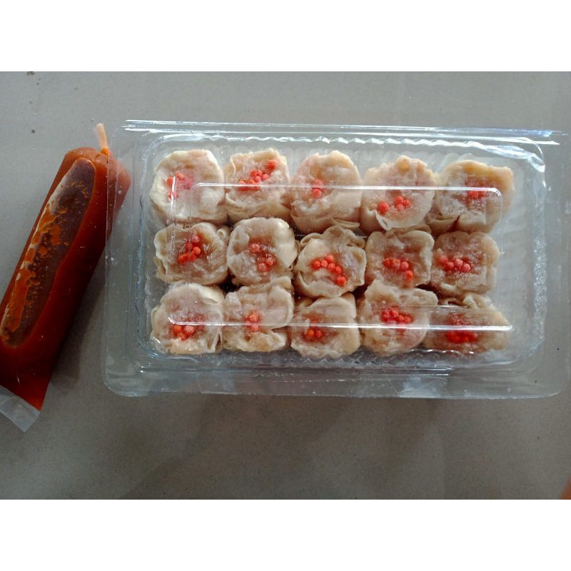 Jual Dimsum Ayam Mika Premium Isi 15 Plus Saus Frozen Food Shopee