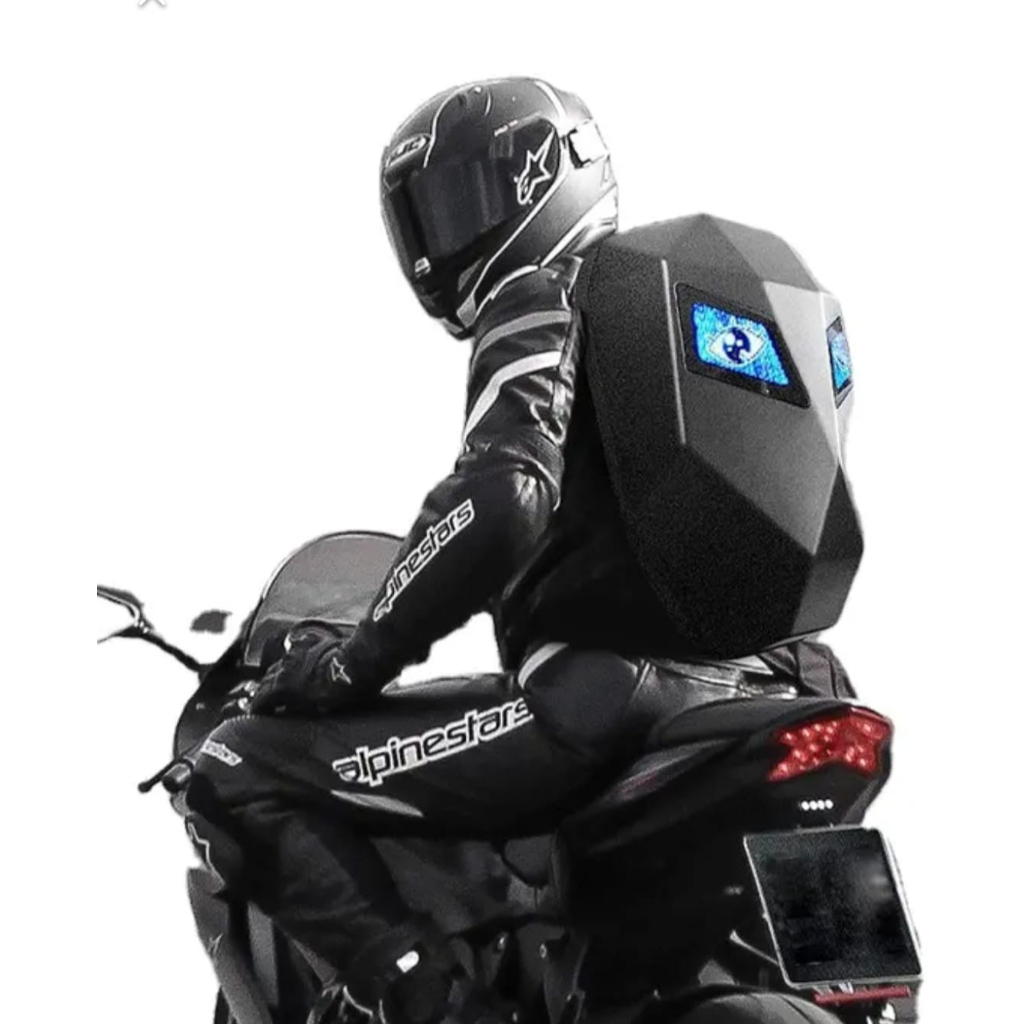 Jual TAS LED BACKPACK EYES TAS RANSEL KNIGHT RIDER HELM IN TAS MATA LED ...