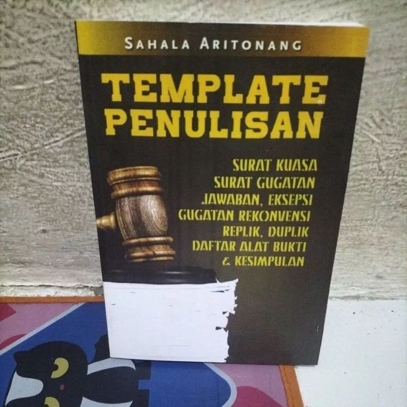 Jual TEMPLATE PENULISAN Surat Kuasa Surat Gugatan Jawaban,eksepsi ...