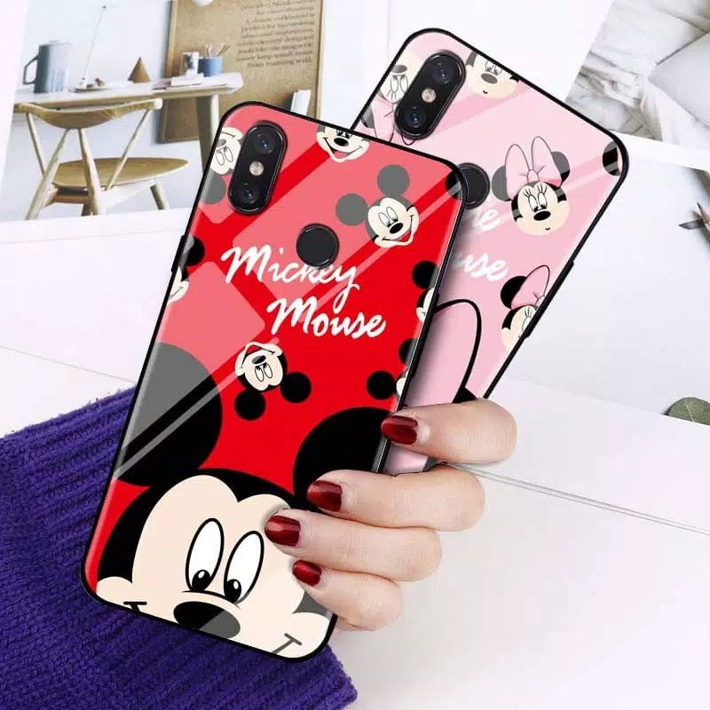 Jual VIVO Y20 SG , Y51 , Y51A , Y53S 2021 SOFTCASE GLASS MOTIF MICKEY ...