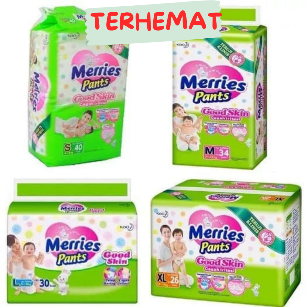 Jual MERRIES PANTS GOOD SKIN S40/M34/L30/XL26 MURAH | Shopee Indonesia