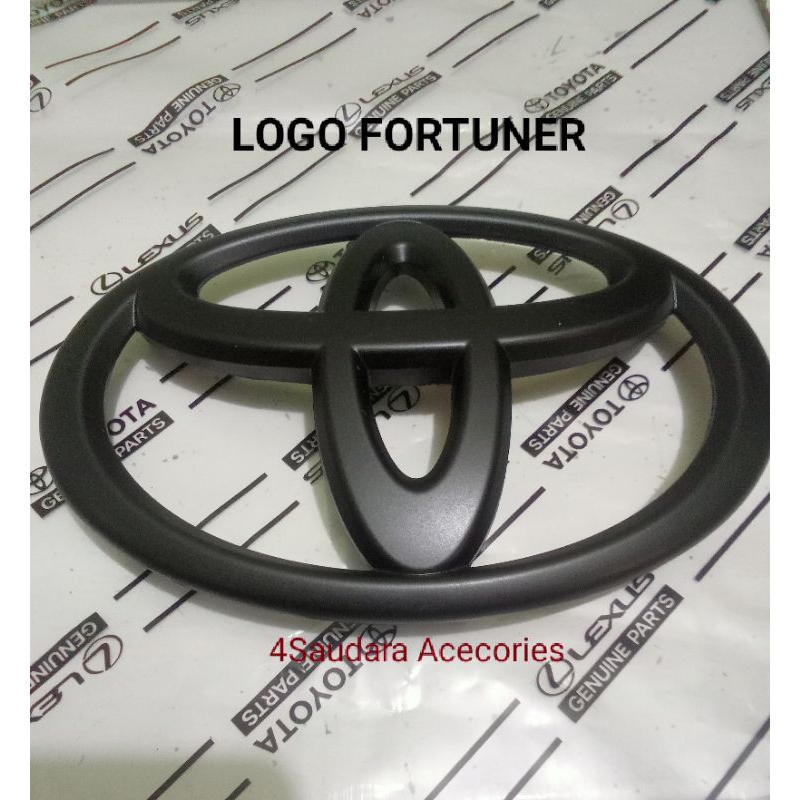 Jual Logo Grill Inova Reborn Hitam Logo Grill Fortuner Frz Hitam Logo Grill Hilux Hitam