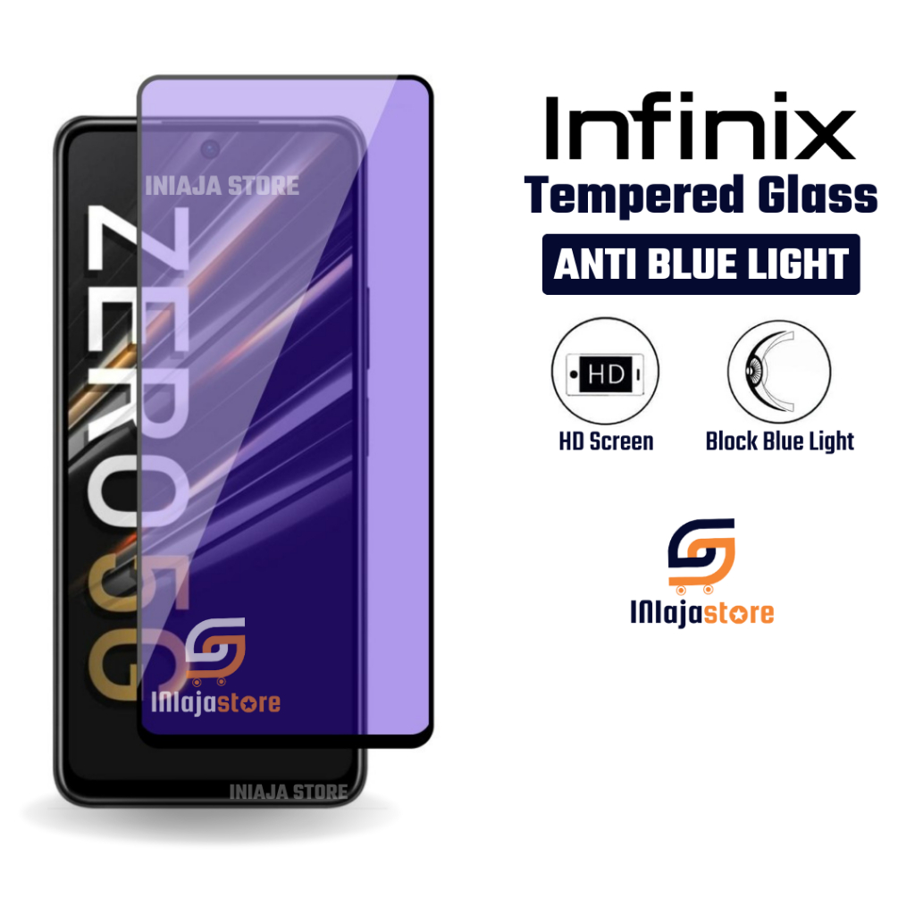 Jual Tempered Glass Anti Blue Light Infinix Zero 5G 2023 Zero 5G Zero 8 ...