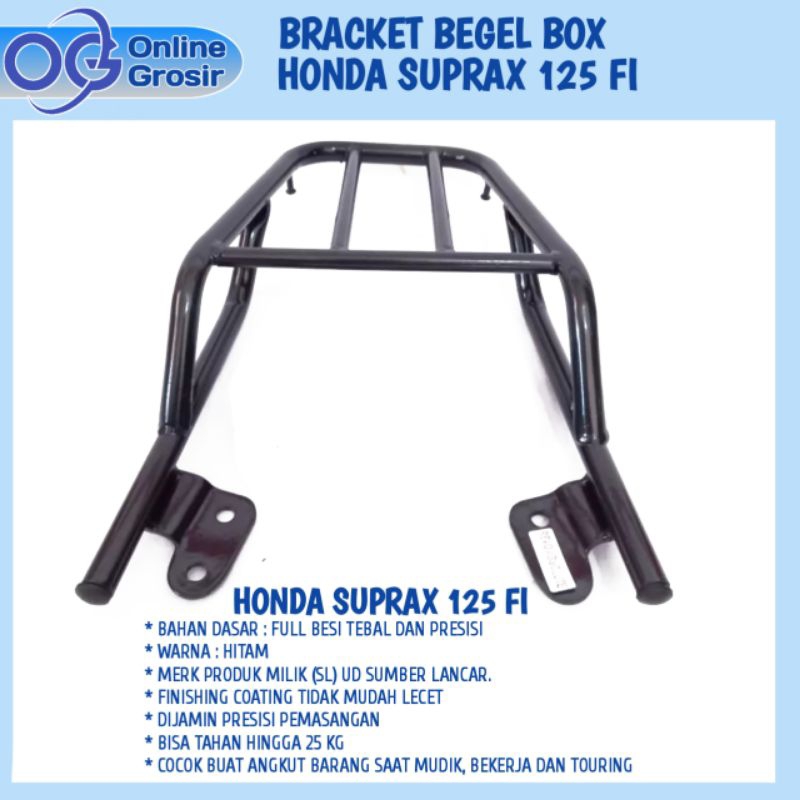 Jual Bracket Begel Box Motor Honda SUPRAX 125 FI Premium Shopee Indonesia