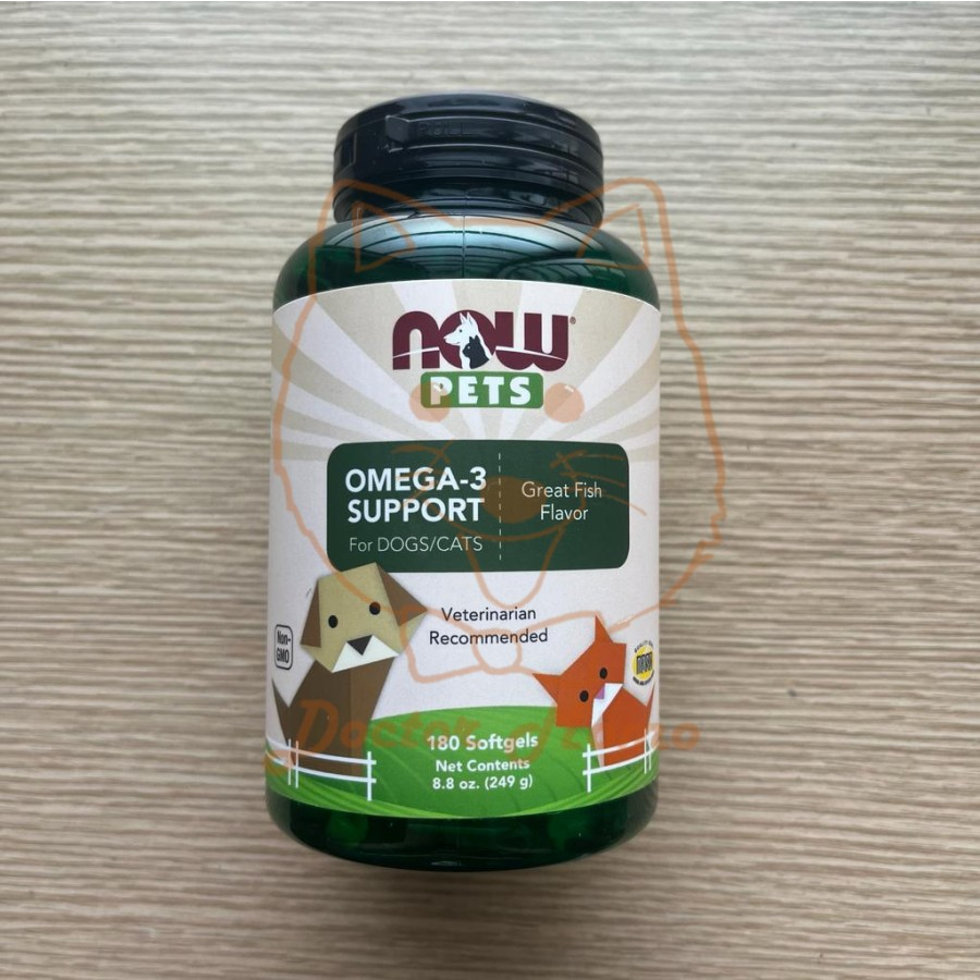 Jual Now Pets Omega 3 Supplement Minyak Ikan Suplemen Dog Cat Anjing ...