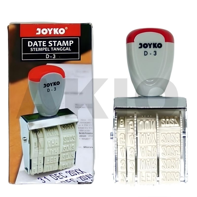 Jual Stempel Tanggal Tahun Bulan JOYKO D3 Cap Date Stamp BERKUALITAS