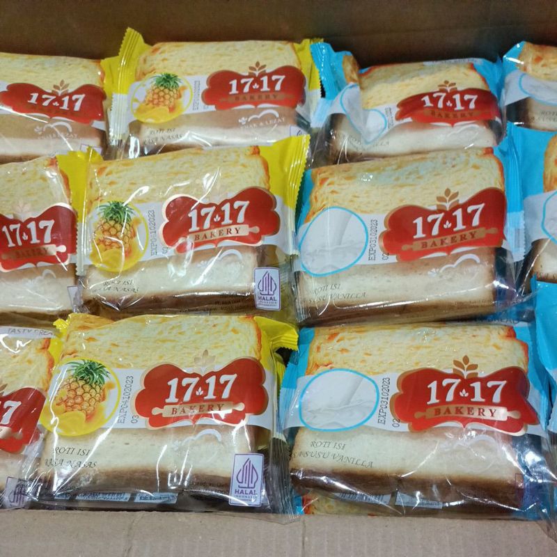 Jual Roti Bakery 17.17 all varian @65g | Shopee Indonesia