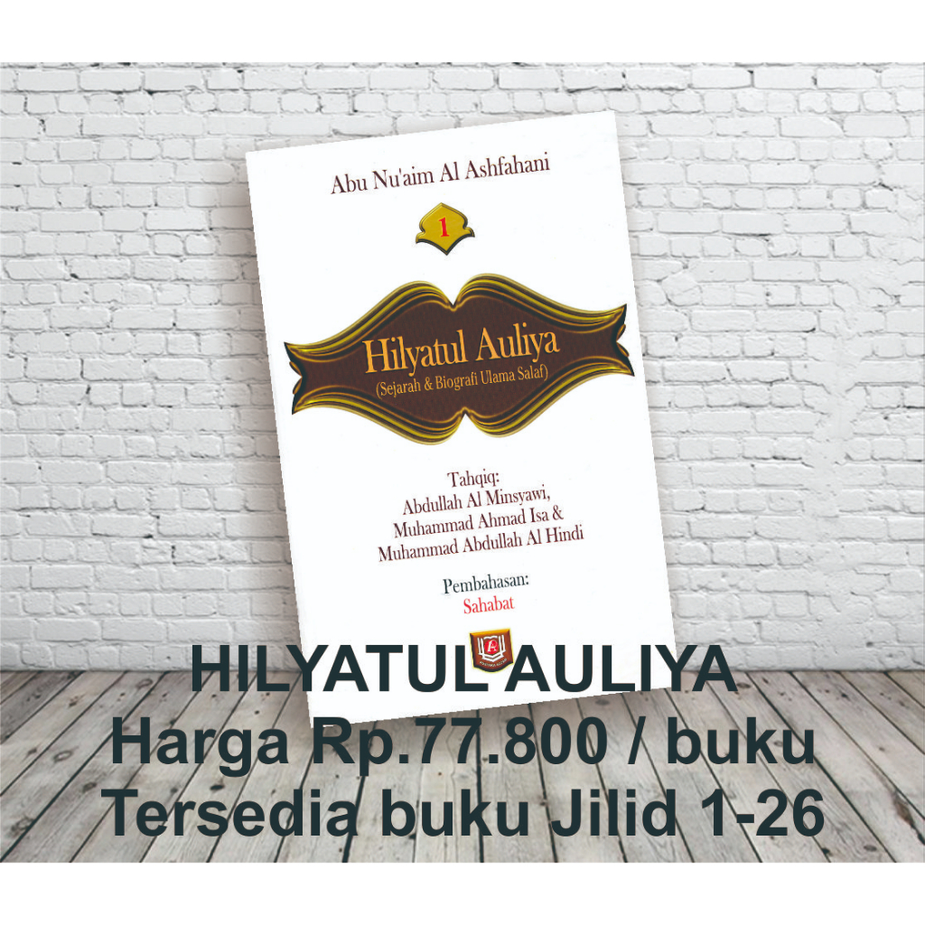 Jual HILYATUL AULIYA Sejarah Dan Bigrafi Ulama Salaf | Shopee Indonesia