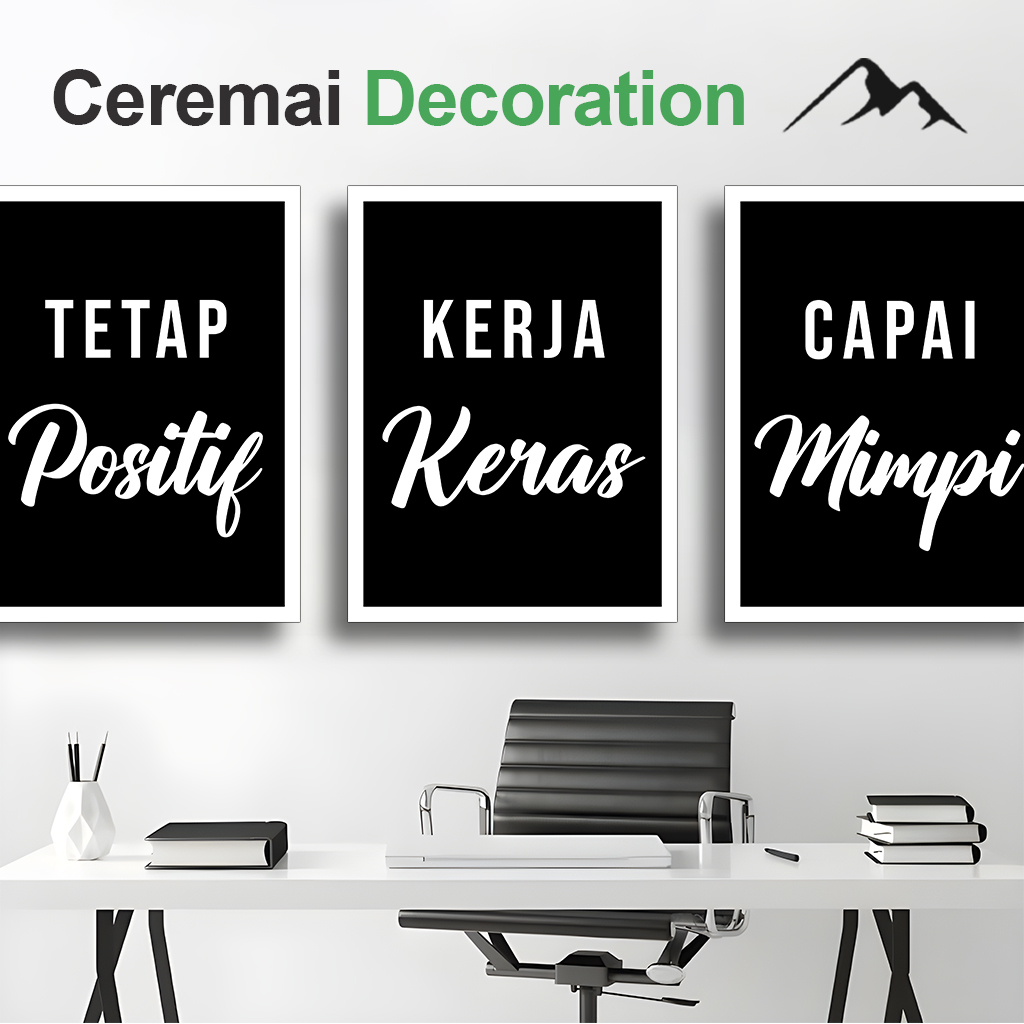 Jual Cm Decor Poster Motivasi Hiasan Dinding Motivasi Kata Kata