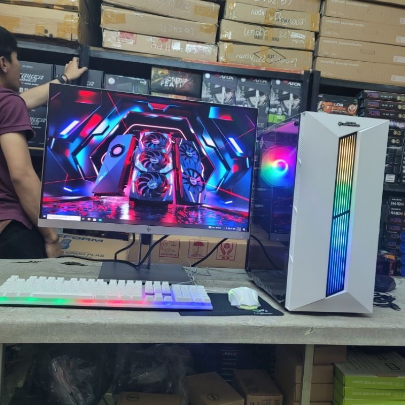 Jual Pc Gaming Editing Fullset Core I Ram Gb Gtx Ti Gb Monitor Led Inch Komputer